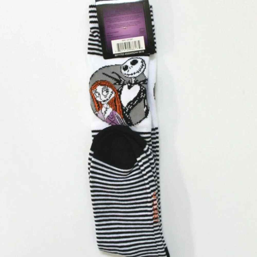 Disney The Nightmare Before Christmas Jack & Sally Socks 2 Pairs